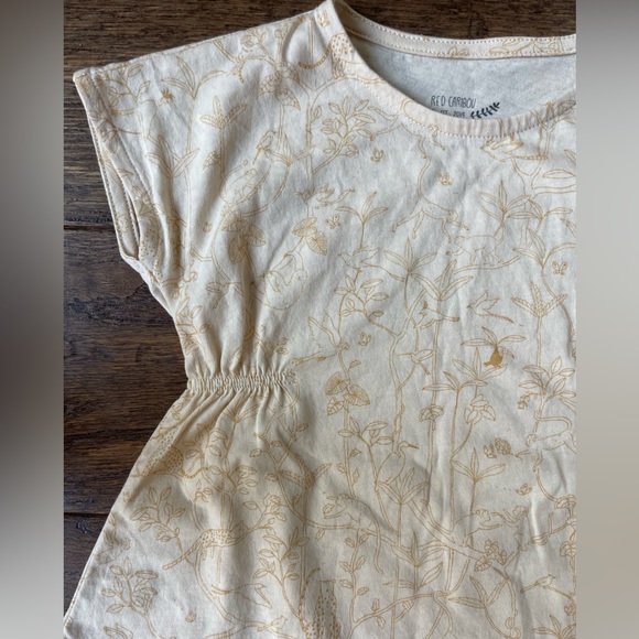 Red Caribou -NWT The Canopy Pink Tint Jersey Dress 3-6M - Picture 5 of 5